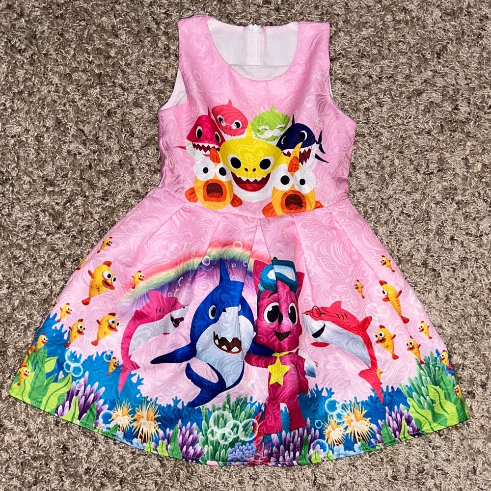 3T-4T Girls’ Baby Shark Dress